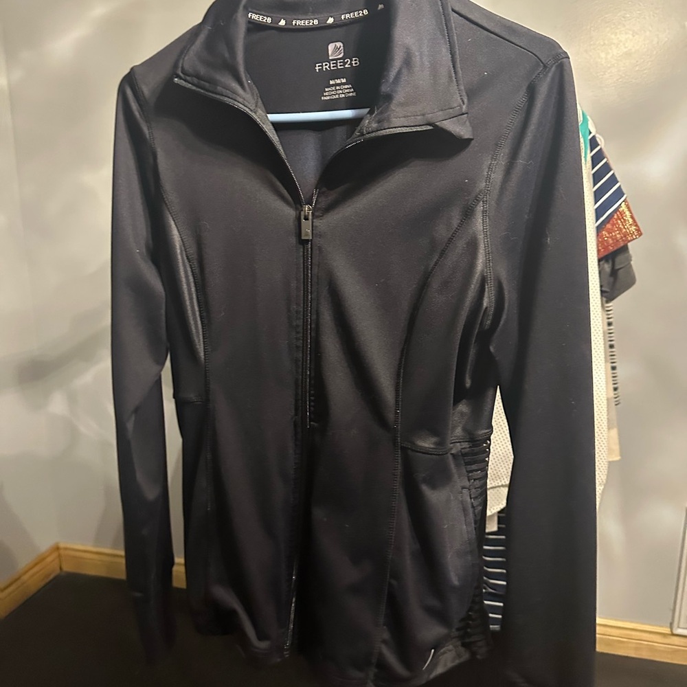 Women's Black Full-Zip Utility Jacket